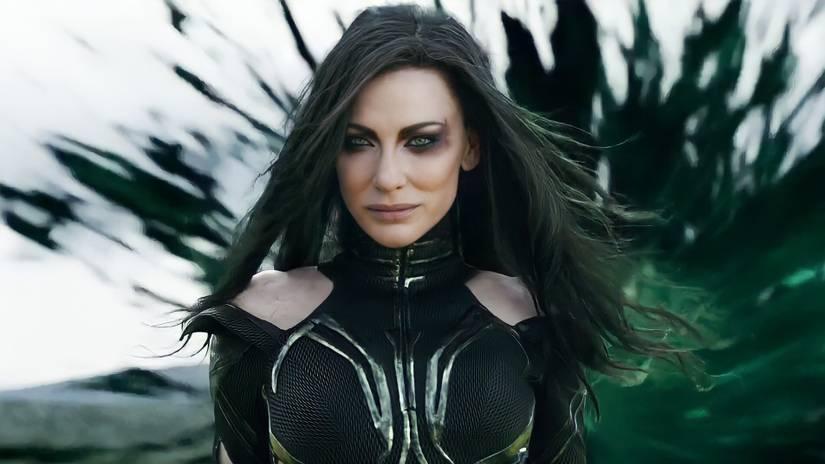 Hela the villain from Thor Ragnarok